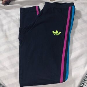Adidas Navy &  Neon Leggings